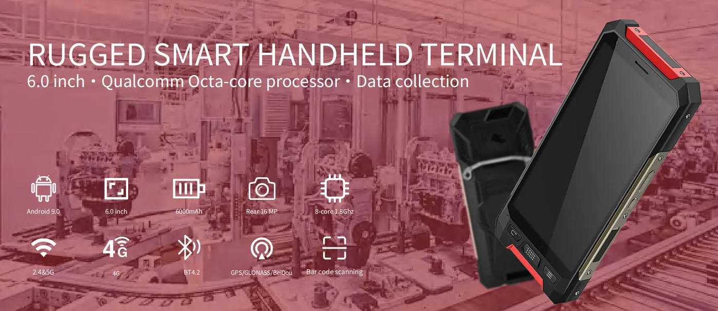 R530C Handheld PDA – 6.0″ FHD+ | Octa‑core | 6000mAh | UHF RFID &amp; 2D Scan solution image