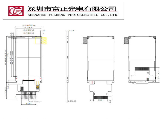 Z024Q20 mechanical outline drawing