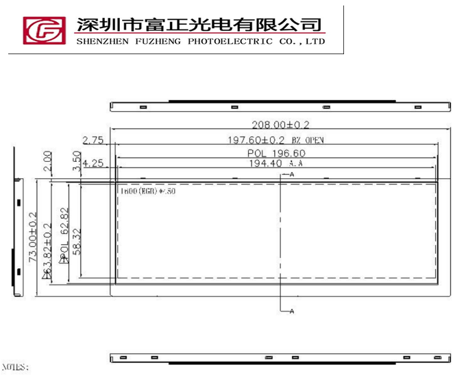 Z800-5.4BL0215-24A mechanical outline drawing