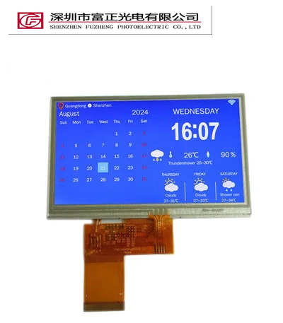 Z043WQ19-T Resistive Touch TFT-LCD Display product photograph