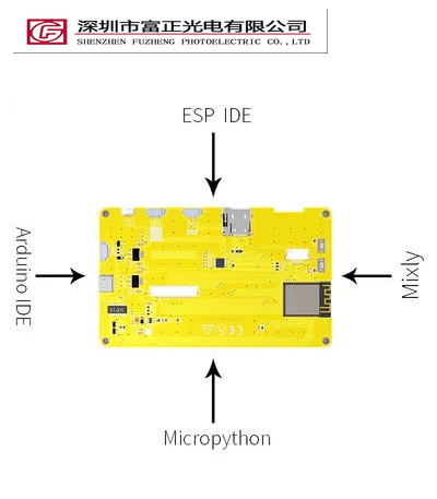 ESP32-4827S043N display module view 5