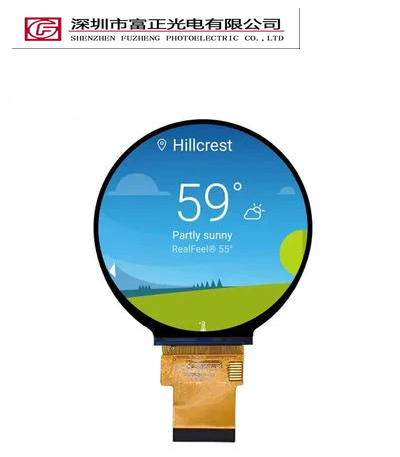 Z028-40RB-A1 Round TFT-LCD Display product photograph