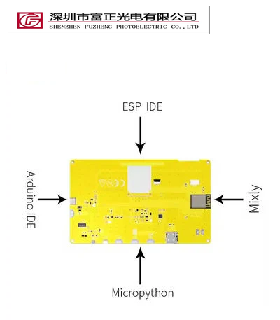 ESP32-8048S070C display module view 2