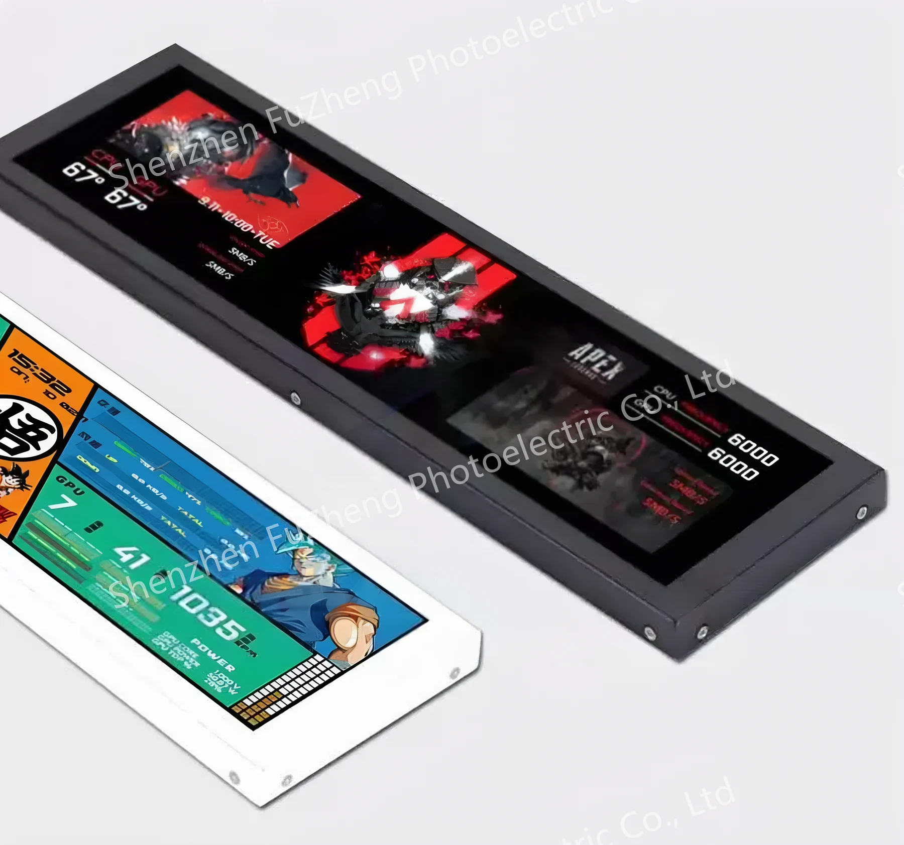 Supplied application illustration for the 7.84-inch bar display
